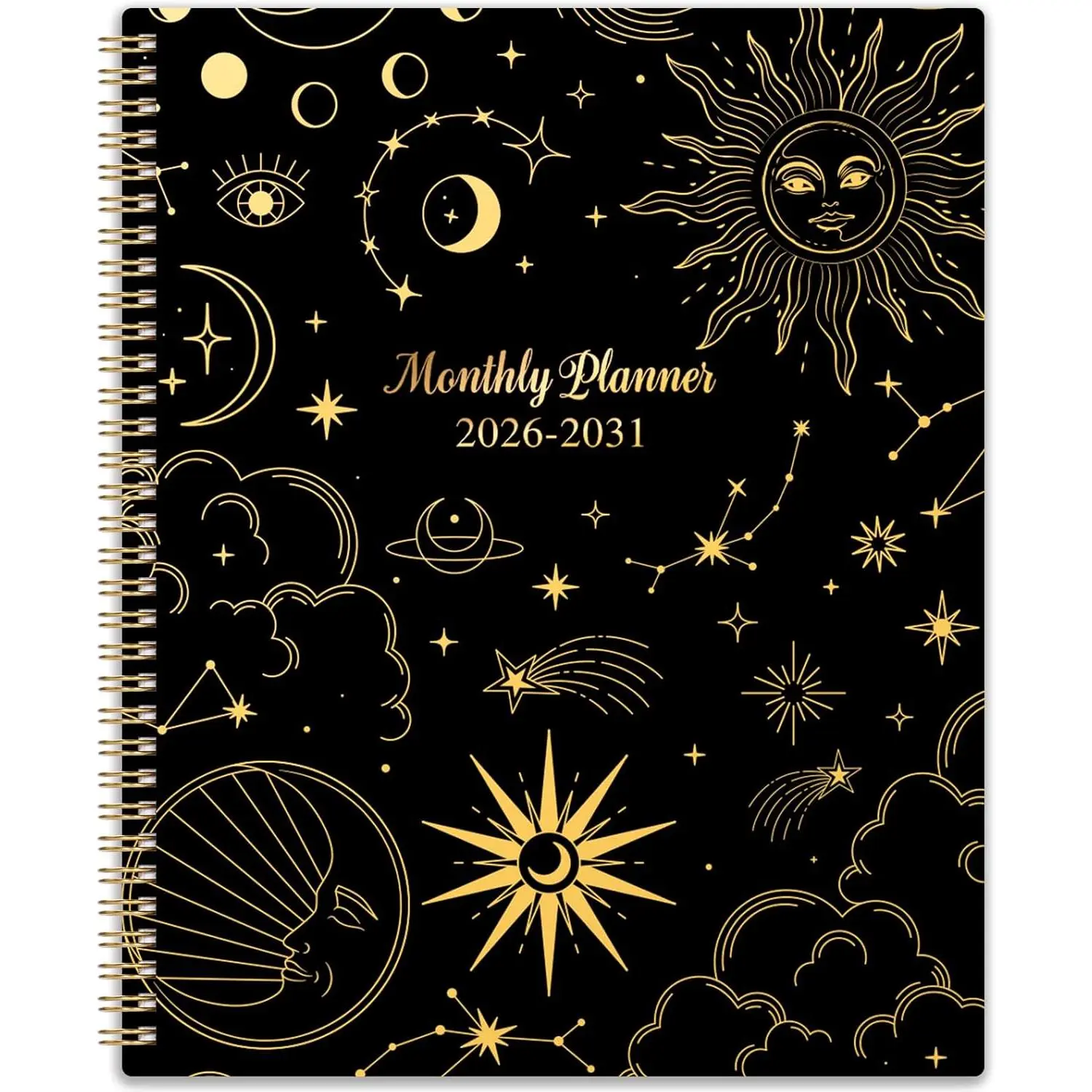 2026-2031 Monthly Planner/Calendar - 5 Year Monthly Planner 2026-2031 from Jul. 2026 - Jun. 2031, 9" x 11", 60 Months Calendar, Large 5 Year Planning with Tabs, Double-Side Pocket, Holidays
