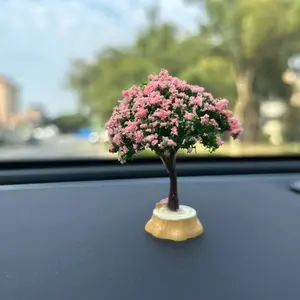 Cool car stuff for women,Car ornaments, car dashboard decoration, cute and creative artificial flower tree for girls' car interior,cute car decor