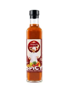 Widiana's Original Hot Sauce 8 fl oz - Caribbean Style Spicy Pepper Sauce | Fresh Hot Peppers Turmeric & Garlic | All Natural | No Preservatives | Gluten Free | Vegan