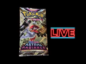 Pokémon TCG: Sword & Shield-Astral Radiance Booster Pack (10 Cards) live break