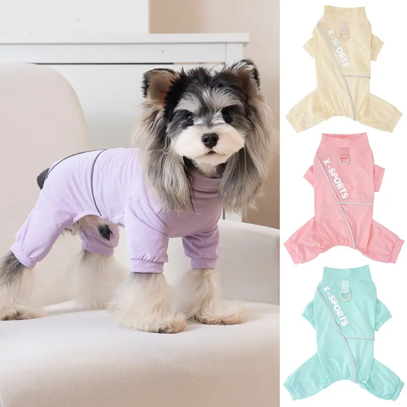 Cooling Vest Cooling Dog Shirt with D Ring – 4 Leg Sun Protection Dog Clothes for Small Dogs, Breathable Quick Dry Lightweight Summer Cooling Vest