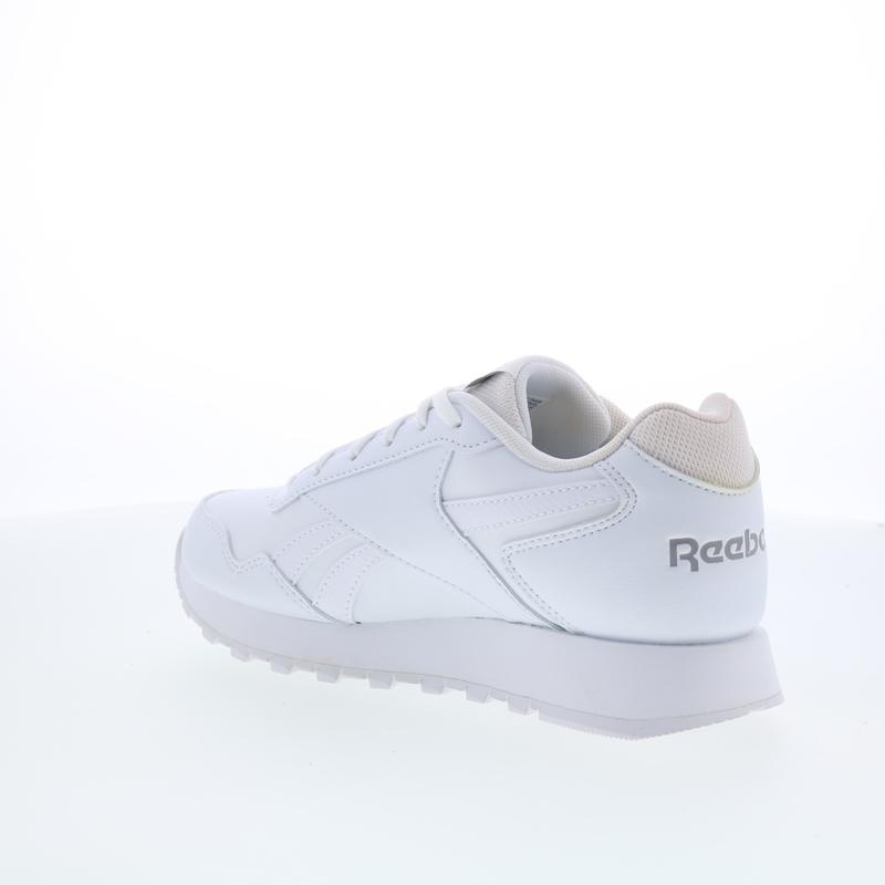 Reebok Glide Wide D Womens White Wide Synthetic Lifestyle Sneakers Shoes