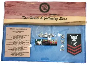 Resin Epoxy Military plaque