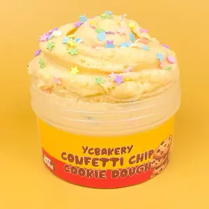 Confetti cookie dough slime - cloud cream 7oz slime - perfect for beginners - ycslimez