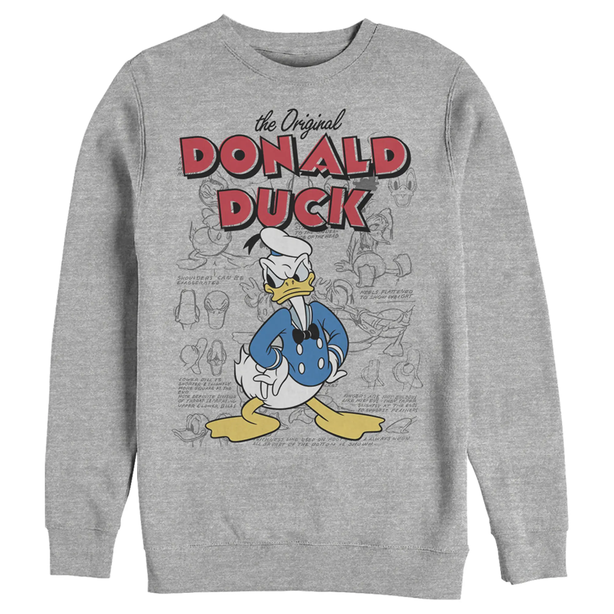 Men's Mickey & Friends Donald Duck Original Art Sweatshirt