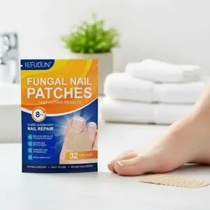 Sefudun Nail Care Patch 32pcs, Reduce Color Change, Improve Nail Texture, Strengthen Fragile Nails, Nail Strengthener, Nail Repair Patches