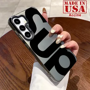 Phone case for Samsung S24 ULTRA PLUS S25 S23 S22 Plus Ultra Letter SUP Matte Drop Protection Silicone Cover Protector Screen Protector