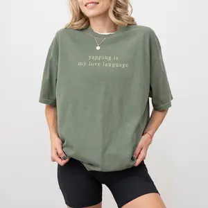 ChicCotton Yapping Is My Love Language Comfort Colors Shirt, Funny Yapper T-shirt, Professional Yapper Graphic Tee, Funny Quote Clothing
