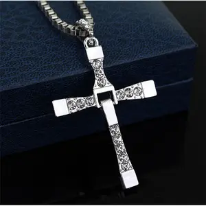 Crystal Family Cross Necklace