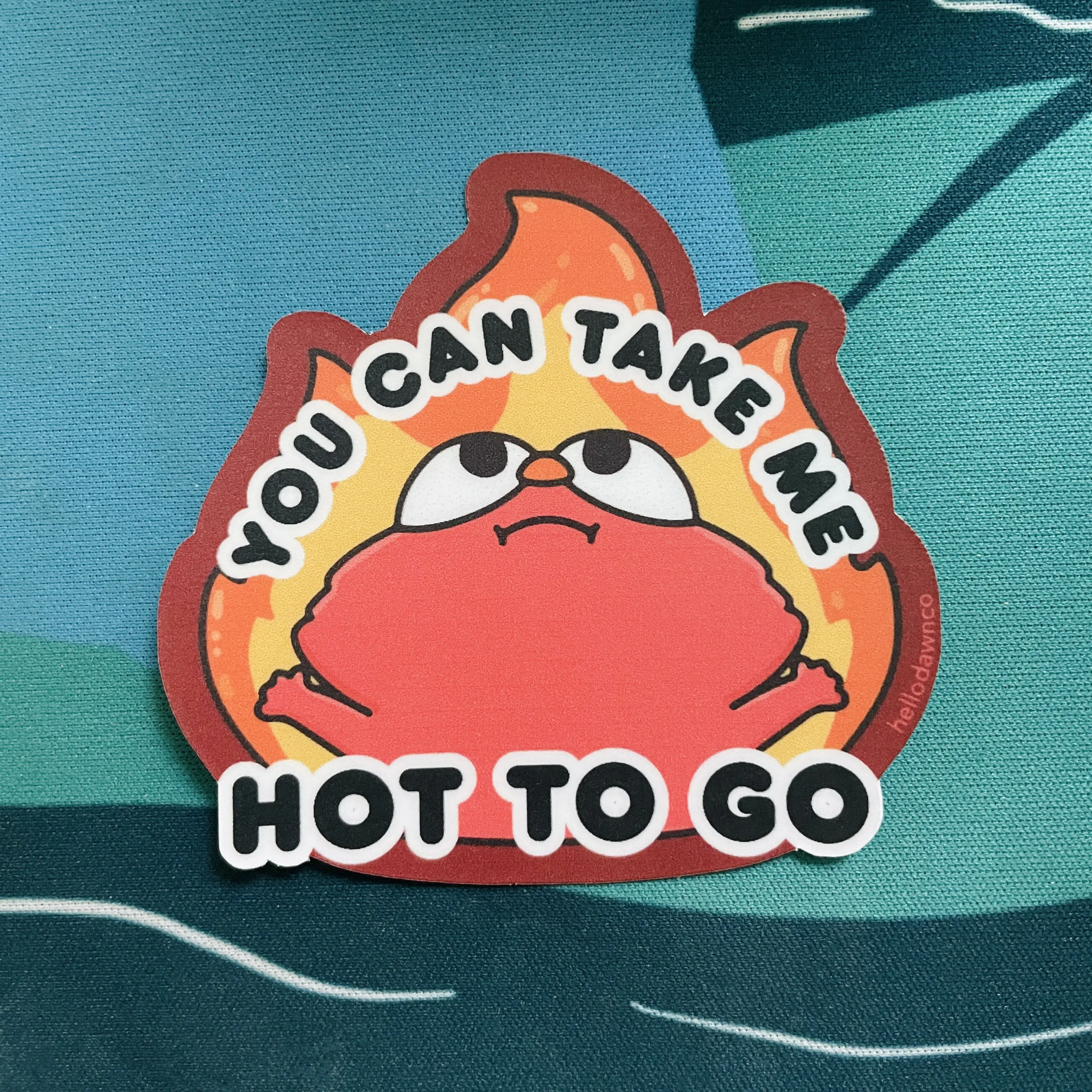Elmo Hot To Go Matte Vinyl Waterproof Sticker
