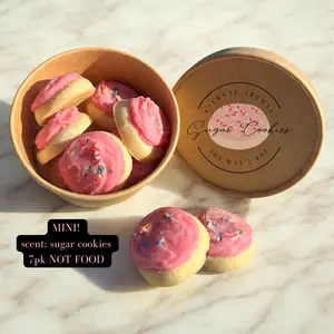 Sugar Cookie Mini Wax Melts | Mini Sugar Cookies | Food Wax Melts | Realistic Wax Melts | Sugar Cookie Wax Melts | Cookie Wax Melts | Soy Wax| Made-To-Order