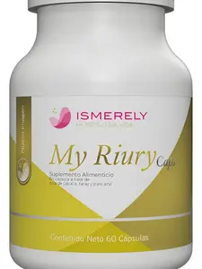 ISMERELY My Riury Caps Suplemento Alimenticio 60 Cápsulas Base de Valeriana Té y Pan Azul with Toad Herb & Juniper