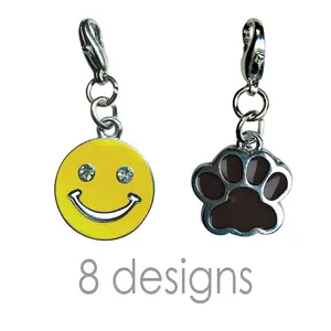 Klippo Dog/Cat Enamel Charms - to "Klip" onto Klippo's Pet Clothes or Collars