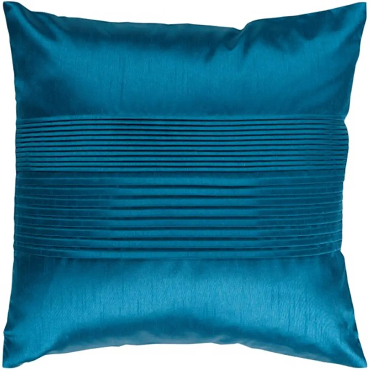 Livabliss 22x22 in. Poly Fiber Decorative Square Pillow, Teal Design, Indoor Polyfill Standard Pillow for Bedding & Linens, Polyfill Standard Pillows