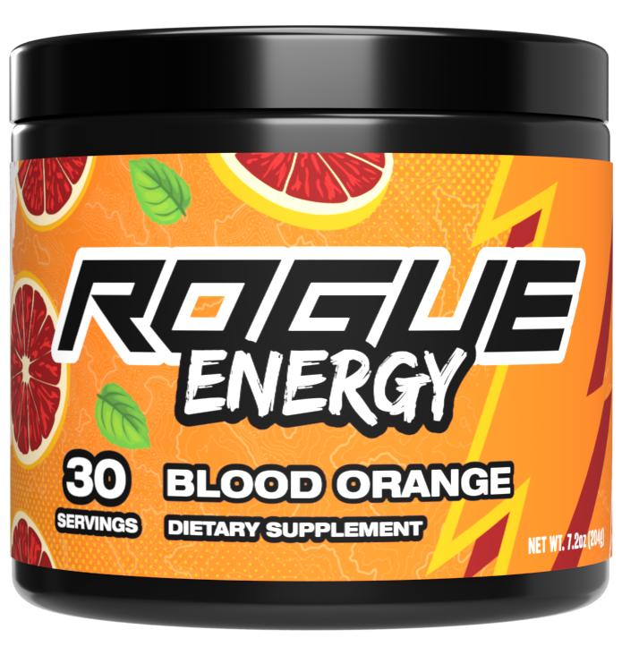 Rogue Energy 2-in-1 Energy Drink Powder + Focus Pre Workout - Boost Blood Flow with L-Citrulline, Increase Dopamine with Bacopa Monnieri Nootropic - 175mg Caffeine for Explosive Energy - Sugar-Free 30 Serving Tub Supplement Fitness