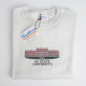 NC State Crewnecks, Embroidered Sweatshirt