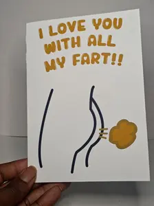 "All My Fart" card