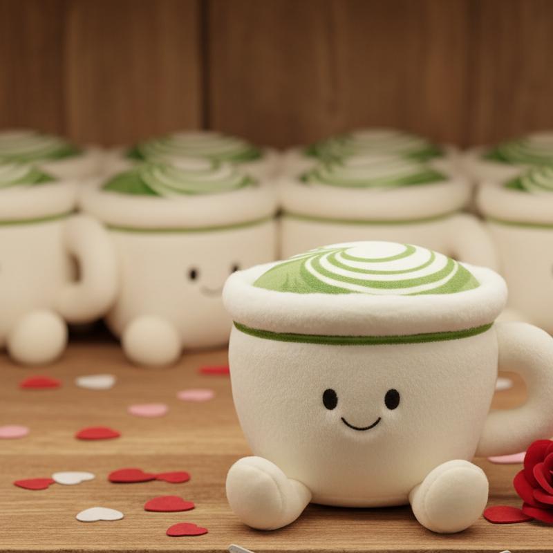 Matcha Latte Anime Peripherals Soft Doll Collection Room Decoration Toy Kid Birthday Gifts