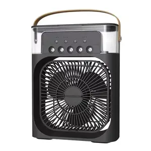 Portable Fan Air Conditioners USB Electric Fan Air Cooler LED Night Light Water Mist Fun 3 in 1 Air Humidifier for Home