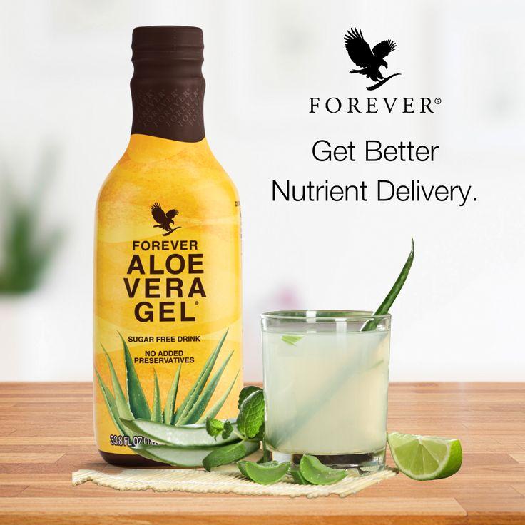 Forever Living Aloe Vera Gel Pure Inner Leaf Juice 99.7% Aloe Content Preservative Free 33.8 fl oz Beverage for Healthy Digestion & Immune Support