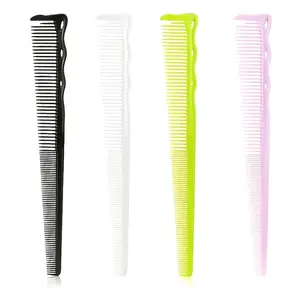 4pcs Professional Hair Styling Combs for Salon, Durable ABS Plastic Bristle, Normal Hair Type, Variety of Tooth Sizes, Hairdresser'S Choice, Styling Tools