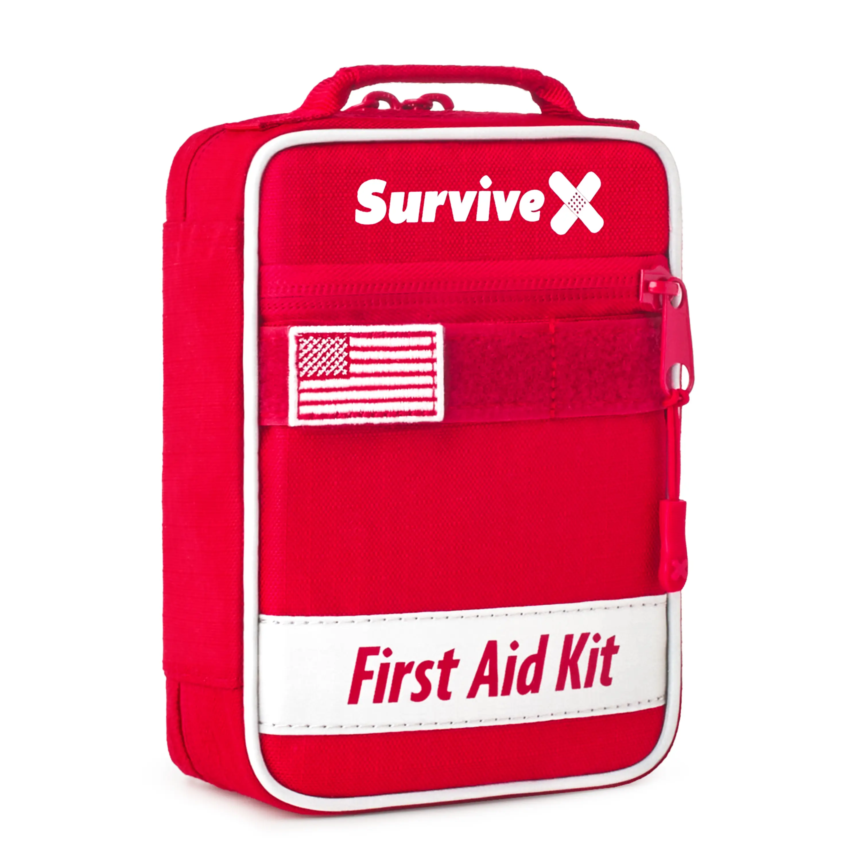 SURVIVEX Small Outdoor First Aid Kit - Ideal for Hiking, Sports, Camping, Backpa...