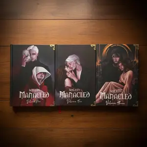 Manacled Hardcover Trilogy| Romantic Cover Art, Illustrated Fanfic