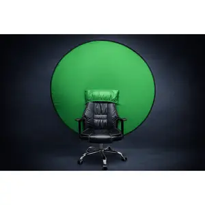 Folding studio live broadcast room props background frame green screen, suitable for photography, e-sports games, speeches, company meetings, home office and other scenes