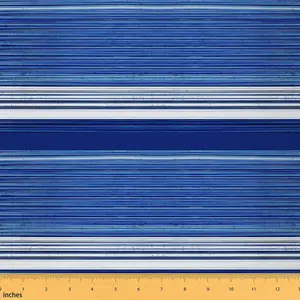 Geometric Upholstery Fabric for Chairs,Blue White Stripes Fabric By The Yard,Stripe Line Waterproof Fabric,Patchwork Striped Fabric