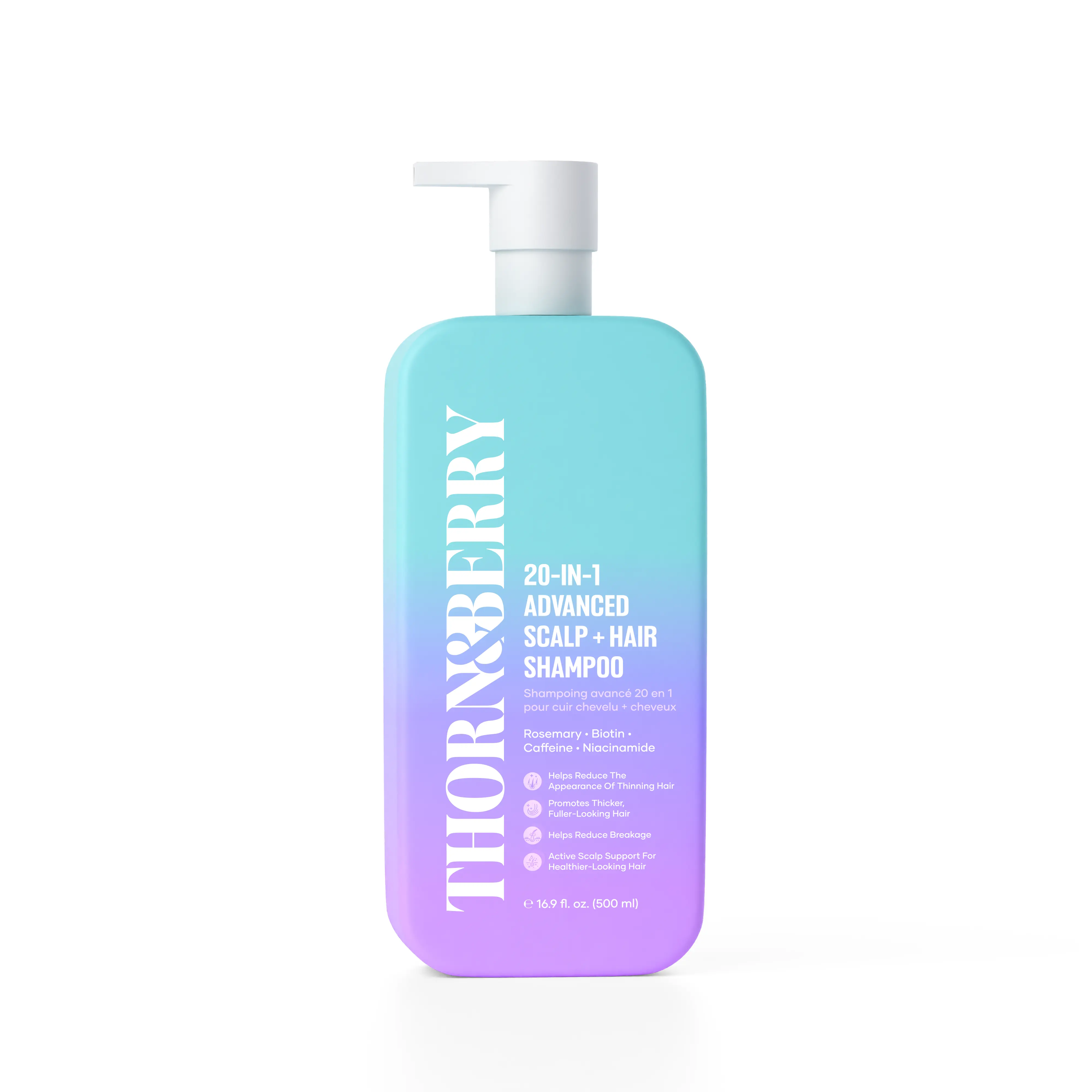 Hair Growth Shampoo For Thinning Hair For Women & Men | Thicker Fuller Hair Shampoo For Fine Hair | Scalp Shampoo With Biotin And Rosemary | Thickening Shampoo With Caffeine, Tea Tree, Pumpkin Seed