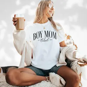 Boy Mom Club 2026 Shirt, Trendy Mama T-Shirt, New Mom Top, Gift for Mom