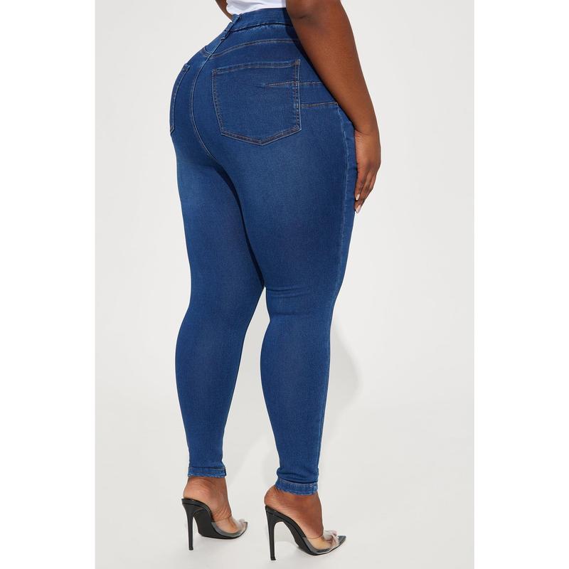 Can't Deny You Sculpting Skinny Jeans - Dark Wash