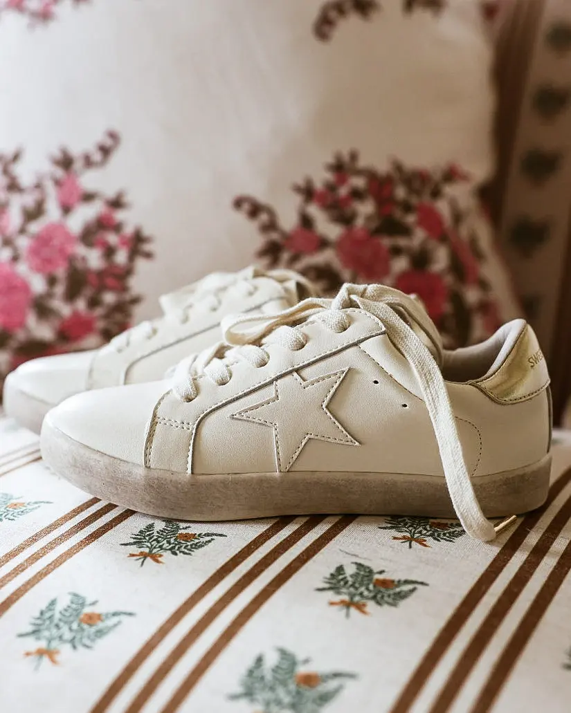 SweetHoney Sneakers - Dipped in Gold
