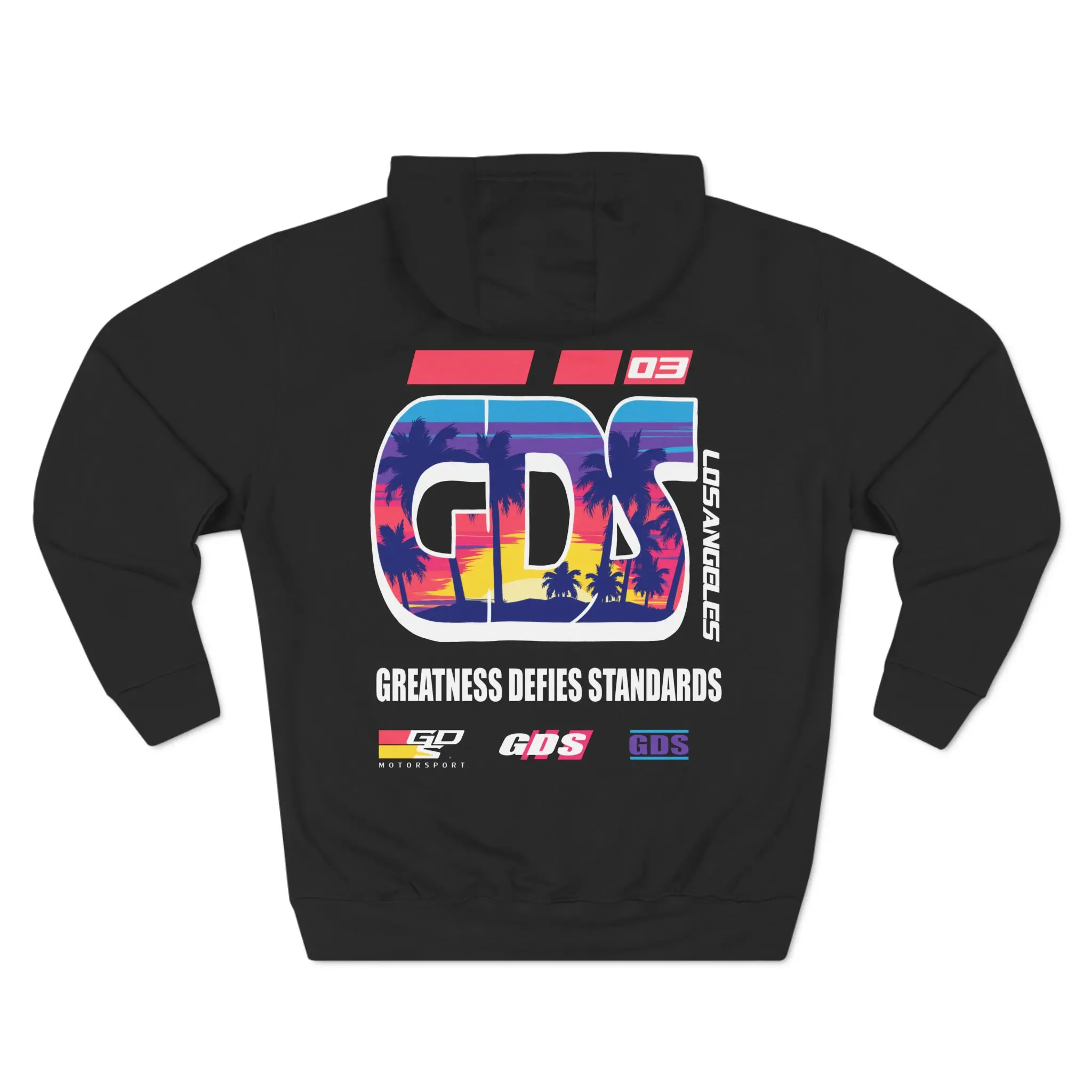 Malibu Sunset Racing Hoodie - Black