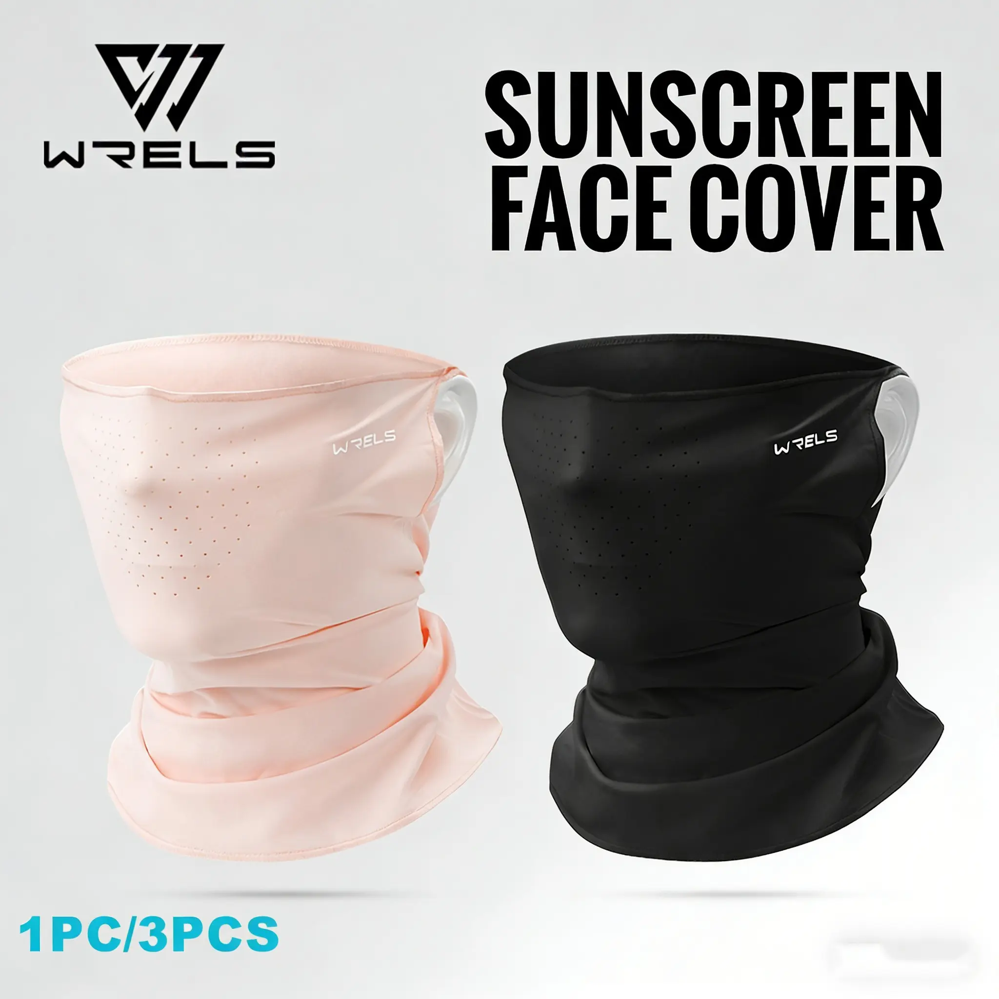 Sun Protection Face Mask, Protective Mask, Athletic Face Masks, Breathable Ice-Cool Design, Full Coverage Sunscreen, Ideal for Outdoor Activities & Hiking