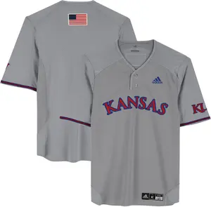Kansas Jayhawks Team-Issued Gray Jersey from the Baseball Program - Size 42
