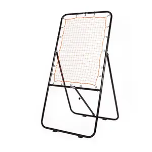 Champion Sports  Lacrosse Bounce Back Target, Black & Orange