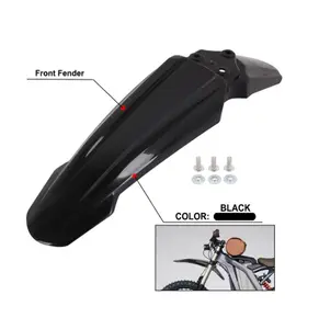 Electric Dirt Bike Front Fender for Sur Ron LBX, Mudguard black