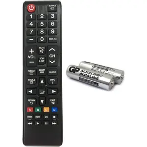 Universal Remote Control for  TV Replacement for  LCD LED HDTV    TVs Remote BN59-01199F AA59-00666A AA59-00741A BN59-01175N BN59-013101A with GP Alkaline 2 count