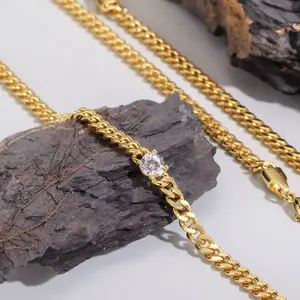 The Glowdrop Luxe Chain – 18K Gold PVD Waterproof Necklace