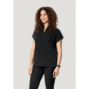 Mandarin Dolman Top Black