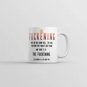The F*ckening Mug Funny Horror Movie Graphic Coffee Cup - 11oz Funny Coffee Mugs Ceramic Printed Drinkware Cup The F*ckening Mug Funny Horror Movie Graphic Coffee Cup - 11oz Funny Coffee Mugs Ceramic Printed Drinkware Cup