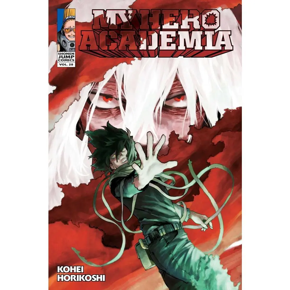Used My Hero Academia Vol. 28: The Thrill of Destruction Softcover Book by Kohei Horikoshi - English, Dabi vs Tokoyami, PLF Hideout Drama, Villain Clash Arc, Good
