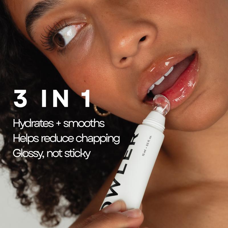 Bowler Lip Gloss - Renewal Treatment with Arnica Calendula Aloe and Vitamin E for Hydrated Smooth Lips 15 mL