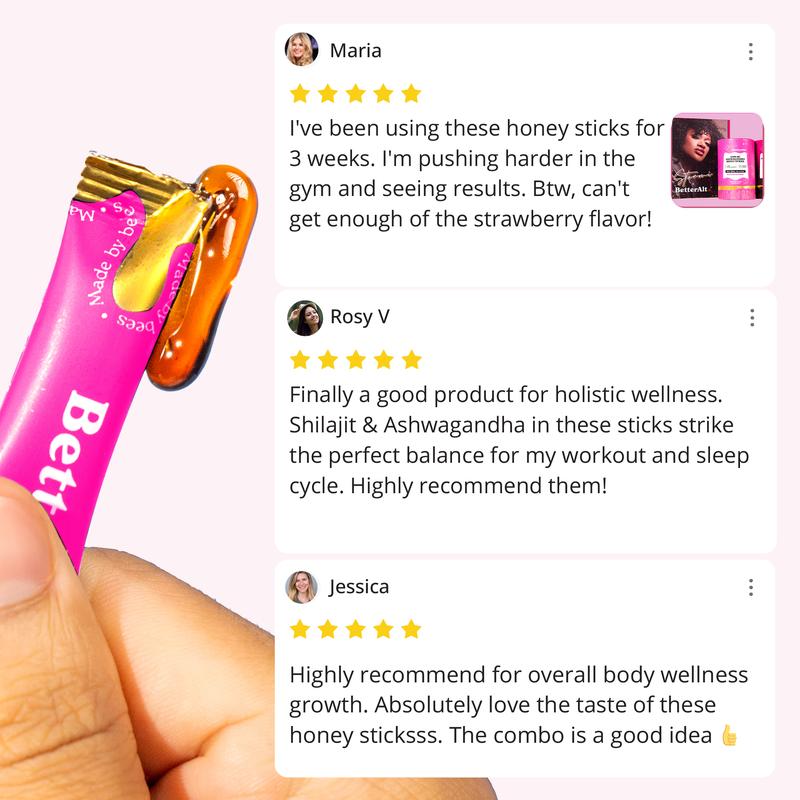 (Limited Edition) Stormi x BetterAlt | De-stress & Energy Kit, HSN Gummies & Undereye Patches | Lab-tested | Energy & Beauty supplements