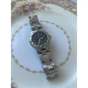 Timex Black Dial Silver Watch