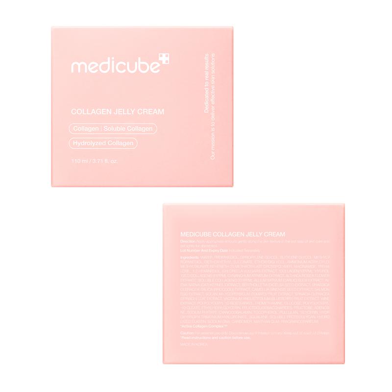 [medicube] Collagen Niacinamide Jelly Cream (Hydrolyzed Collagen + Niacinamide) Instant Glow Booster l Facial Moisturizer