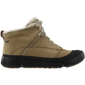 Clarks Womens Tri Arc Gtx Round Toe Snow Casual Boots Ankle Low Heel 1-2" - Beige