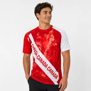 Canada Inspired Custom Soccer Jersey – Red White Fan Jersey with Custom Name & Number