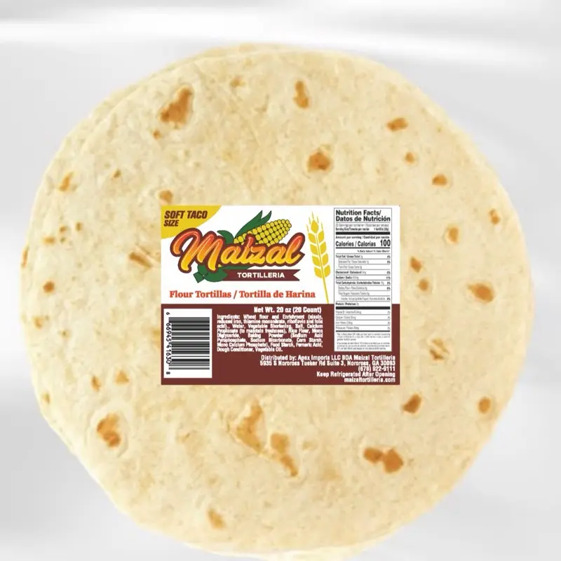 Maizal Tortilleria Flour Tortillas, 20-Count, 20oz Package